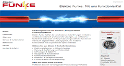 Desktop Screenshot of funke-elektro.de